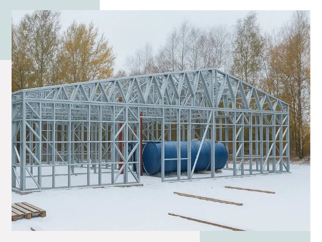 Металлические ангары в Дальнегорске