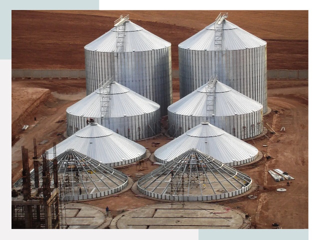 Строительство зерновых силосов в Дальнегорске