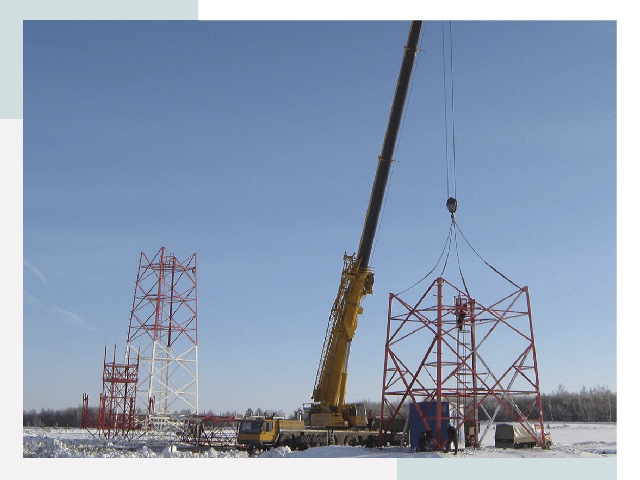 Монтаж вышек связи в Дальнегорске