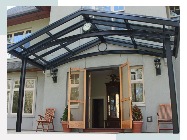 Козырьки металлические в Дальнегорске