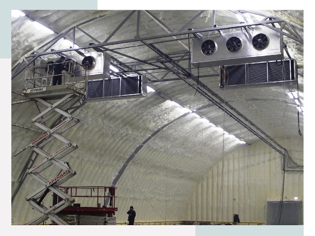 Оснащение ангаров в Дальнегорске
