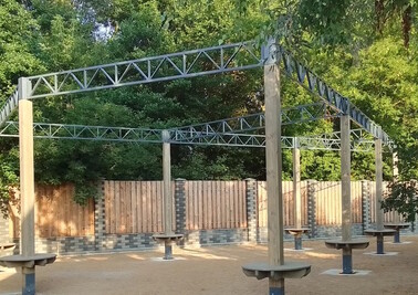 Терраса из металлоконструкций под ключ, проектирование, изготовление и монтаж от СтальСтрой-Дль